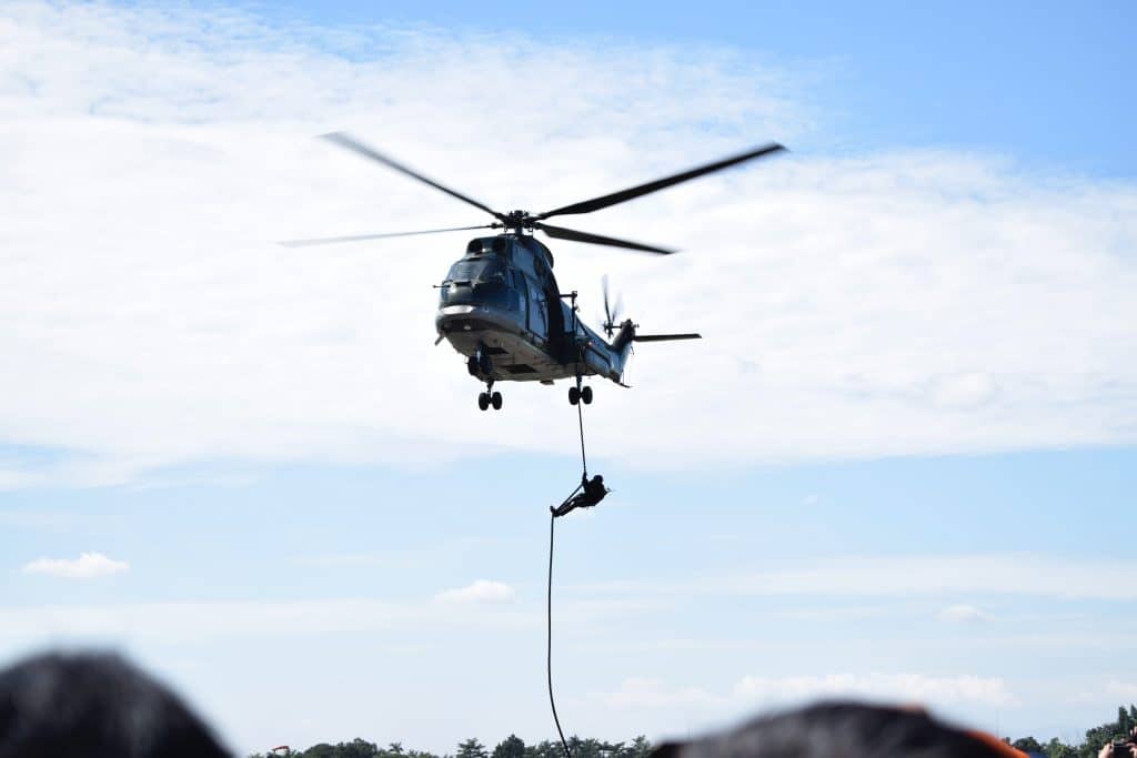 Drone rescue operation